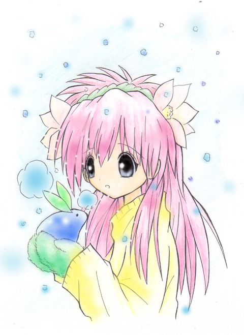 2003/1/26 美紗さんから「妹」のイラストが届いたよー。