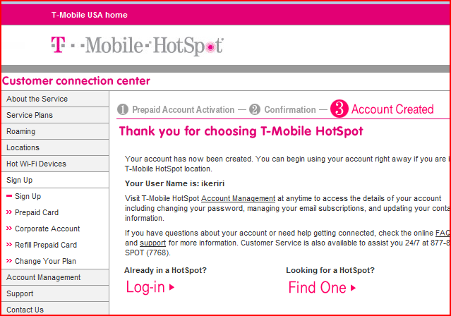 T-Mobileの1Dayチケット＠SFO